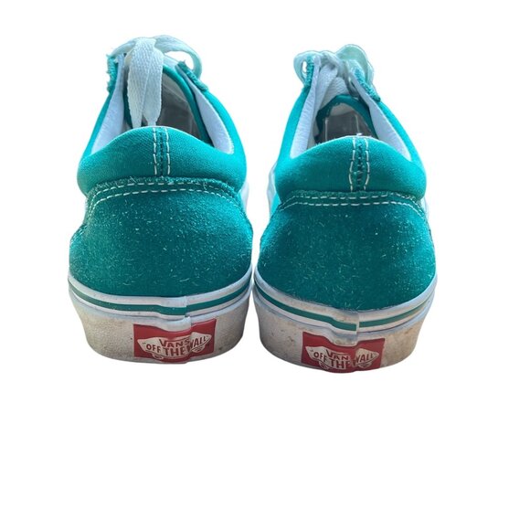 Vans Old Skool Skateboard Shoes men’s 5 women’s 6.5 Waterfall Green Suede Green - Picture 3 of 7